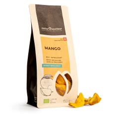 BIO RAW sušené vysokohorské mango Naturkostbar (Swiss) 150g (CZ-BIO-002)