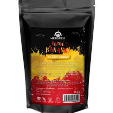 Pravé banánky ve 100% čokoládě HERUFEK (bez přísad) Uganda 150g/1500g