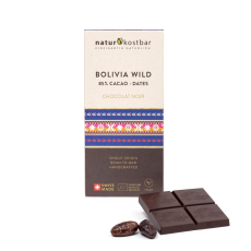 BIO 85% BOLIVIA WILD Naturkostbar (bez cukru) 50g (CZ-BIO-002)