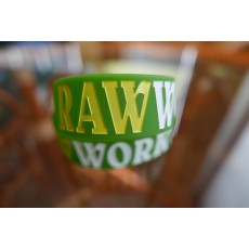 Raw Workout Náramek (zeleno-žluto-bílá)
